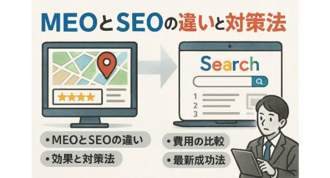 meoとseoの違いと対策を徹底解説｜費用・効果・最新成功法までわかる